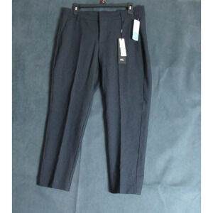 Liverpool Los Angeles Pants Women 10P Navy Kelsey Trouser Straight Knit Work NWT